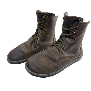 Bearfoot Bruin Kodiak Brown Boot Mens 11 Leather Barefoot Minimalist Zero Drop